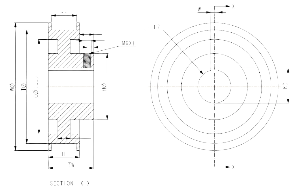 Hub Pulley